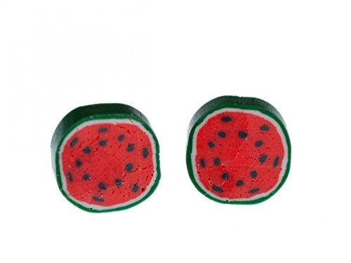 Miniblings Melone Ohrstecker Stecker Ohrringe Wassermelone Querschnitt Obst - Handmade Modeschmuck I Ohrringe Stecker Ohrschmuck Miniblings Melone Ohrstecker Stecker Ohrringe Wassermelone Querschnitt Obst - Handmade Modeschmuck I Ohrringe Stecker Ohrschmuck von Miniblings