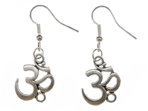Miniblings Om Symbol Mantra Mul Ohrringe Hänger Shanti Entspannung Yogis Yogini - Handmade Modeschmuck I Ohrhänger Ohrschmuck versilbert Miniblings Om Symbol Mantra Mul Ohrringe Hänger Shanti Entspannung Yogis Yogini - Handmade Modeschmuck I Ohrhänger Ohrschmuck versilbert von Miniblings