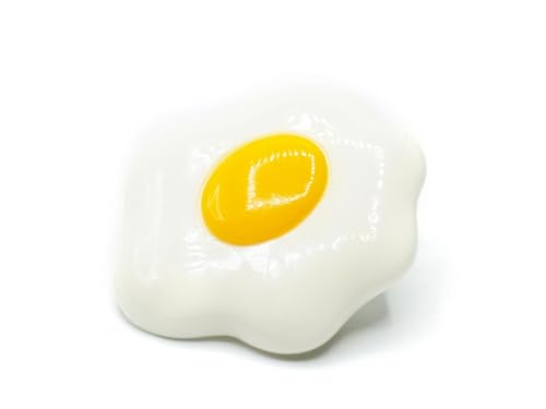 Miniblings Pfanne Brosche Spiegelei Ei Pin Anstecker Eier - Handmade Modeschmuck I Anstecknadel Button Pins von Miniblings