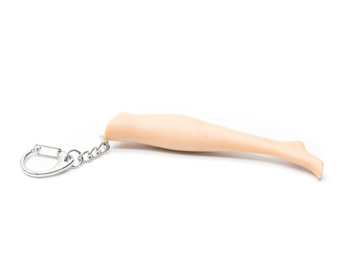Miniblings Puppenbein Schlüsselanhänger Anhänger Bein Puppe Damenbein lang - Handmade Modeschmuck I Anhänger Schlüsselring Schlüsselband Keyring von Miniblings