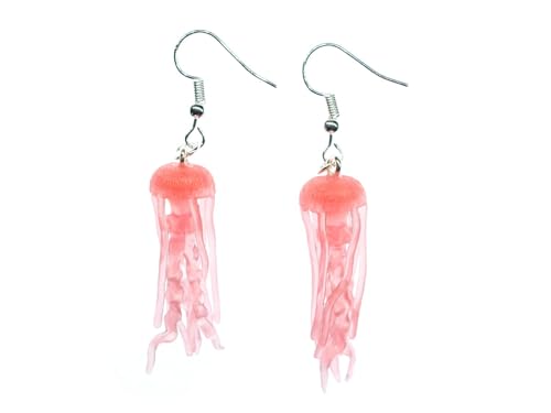 Miniblings Quallen rosa Medusa Ohrringe - Handmade Modeschmuck I Tauchen Sommer Meer Urlaub - Ohrhänger Ohrschmuck versilbert Miniblings Quallen rosa Medusa Ohrringe - Handmade Modeschmuck I Tauchen Sommer Meer Urlaub - Ohrhänger Ohrschmuck versilbert von Miniblings
