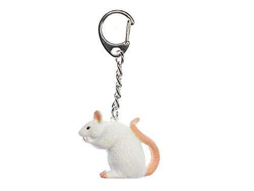 Miniblings Ratte Maus Schlüsselanhänger - Handmade Modeschmuck I Anhänger Schlüsselring Schlüsselband Keyring - Ratte Maus von Miniblings