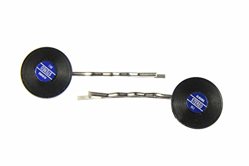 Miniblings Schallplatten 2er Set Haarspangen Schallplatte LP DJ blau - Handmade Modeschmuck I Haarschmuck Haarclips Haarklammern Miniblings Schallplatten 2er Set Haarspangen Schallplatte LP DJ blau - Handmade Modeschmuck I Haarschmuck Haarclips Haarklammern von Miniblings