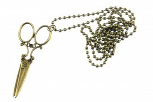 Miniblings Schere Kette Nähen Schneiderin 80cm Scherenkette Schneider Frisör 6cm - Handmade Modeschmuck - Kugelkette versilbert Miniblings Schere Kette Nähen Schneiderin 80cm Scherenkette Schneider Frisör 6cm - Handmade Modeschmuck - Kugelkette versilbert von Miniblings