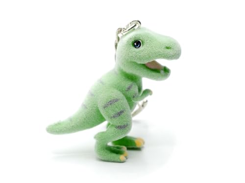 Miniblings T-Rex Tyrannosaurus Rex Schlüsselanhänger Flock beflockt - Handmade Modeschmuck I Anhänger Schlüsselring Schlüsselband Keyring Miniblings T-Rex Tyrannosaurus Rex Schlüsselanhänger Flock beflockt - Handmade Modeschmuck I Anhänger Schlüsselring Schlüsselband Keyring von Miniblings