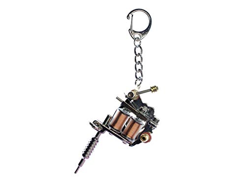 Miniblings Tattoonadel Schlüsselanhänger Tätowierung Tätowierer Tattoo - Handmade Modeschmuck I I Anhänger Schlüsselring Schlüsselband Keyring von Miniblings