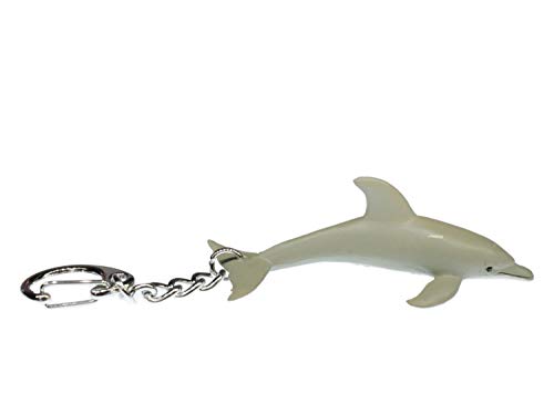 Miniblings Tümmler Delfin Schlüsselanhänger Ozean Meerestier Delphin - Handmade Modeschmuck I I Anhänger Schlüsselring Schlüsselband Keyring von Miniblings