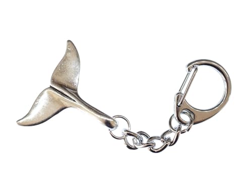 Miniblings Walflosse Wal Schlüsselanhänger - Handmade Modeschmuck I Anhänger Schlüsselring Schlüsselband Keyring - Walflosse Wal von Miniblings