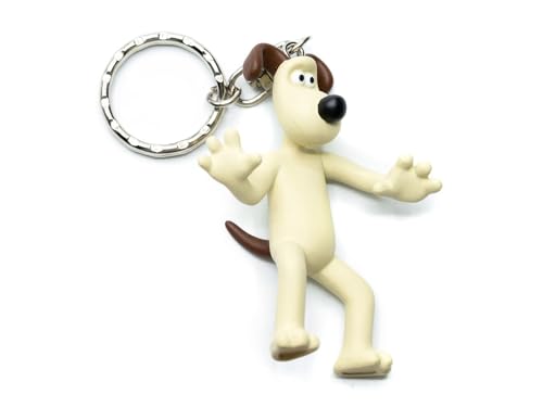 Miniblings Wallace & Gromit Hund Schlüsselanhänger Serie - Handmade Modeschmuck I Anhänger Schlüsselring Schlüsselband Keyring von Miniblings