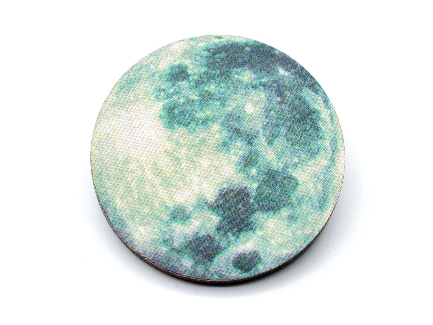 Mond Brosche Miniblings Anstecknadel Pin Universum Raumfahrt Weltall Astronaut von Miniblings