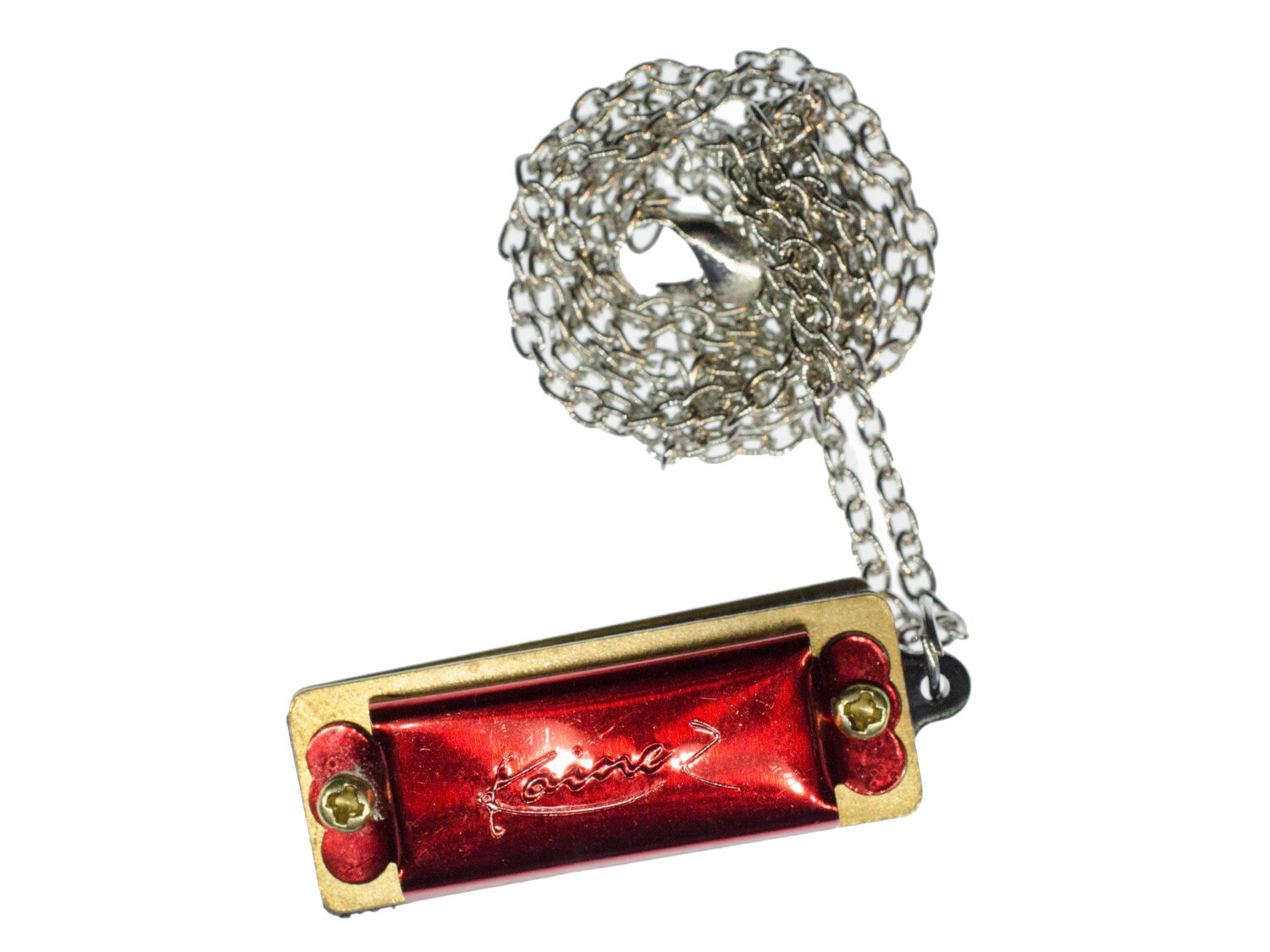 Mundharmonika Kette Halskette Spielbar Harmonika Blues Miniblings 50cm Rot Mundharmonika Kette Halskette Spielbar Harmonika Blues Miniblings 50cm Rot von Miniblings