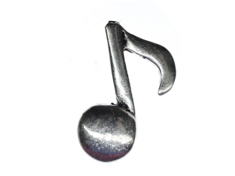 Noten Brosche Miniblings Pin Anstecker Anstecknadel Musik Achtelnote Silber Note von Miniblings