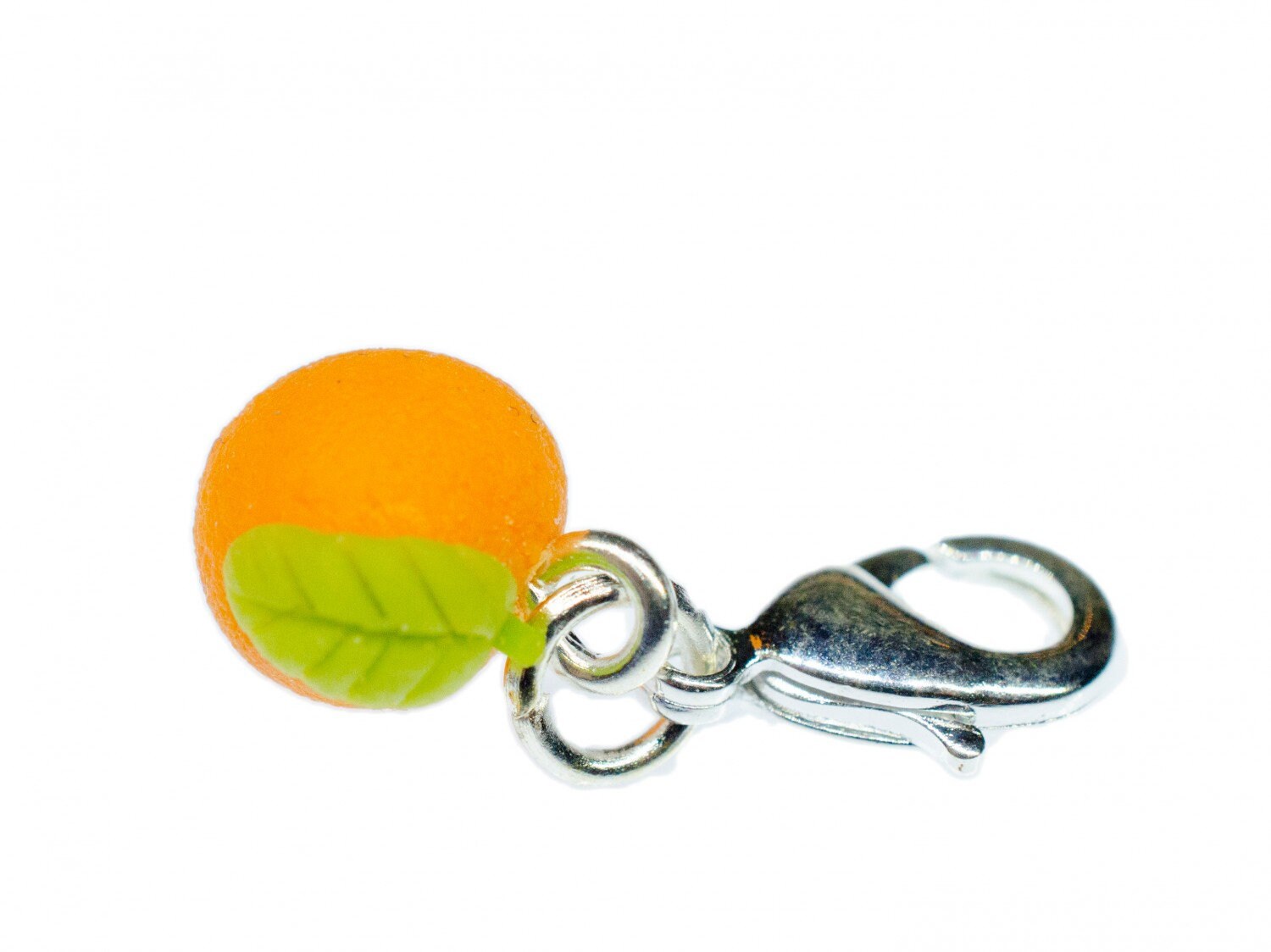 Orange Charm Anhänger Bettelarmband Miniblings Charms Orangen Obst Frucht 3D von Miniblings