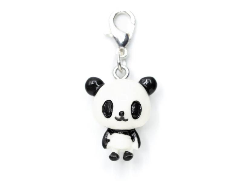 Panda Bär Zoo Charm Zipper Pull Anhänger Bettelanhänger Miniblings 3D von Miniblings