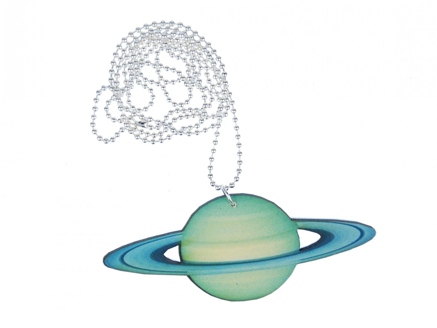 Planeten Kette Uranus Halskette Miniblings 80cm Sonnensystem Ringplanet Türkis Planeten Kette Uranus Halskette Miniblings 80cm Sonnensystem Ringplanet Türkis von Miniblings