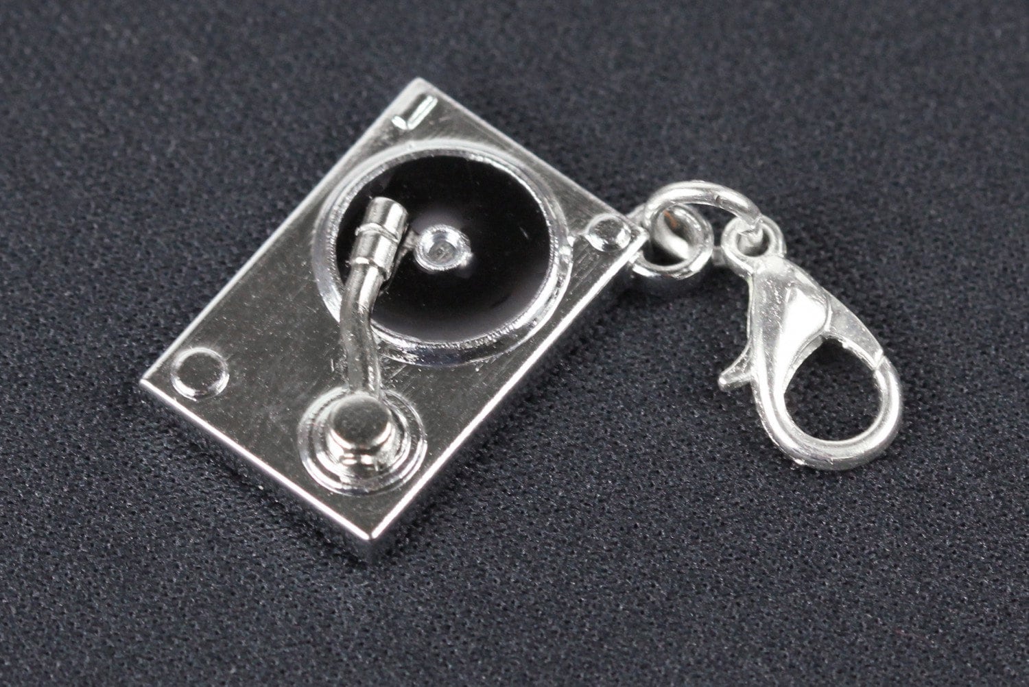 Plattenspieler Schallplatte Turntables Dj Charm Disko Musik Anhänger Miniblings von Miniblings