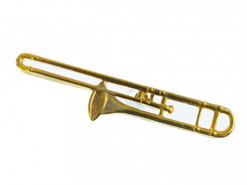Posaune Brosche Miniblings Pin Anstecker Musik Orchester Posaunist Gold Mini Posaune Brosche Miniblings Pin Anstecker Musik Orchester Posaunist Gold Mini von Miniblings