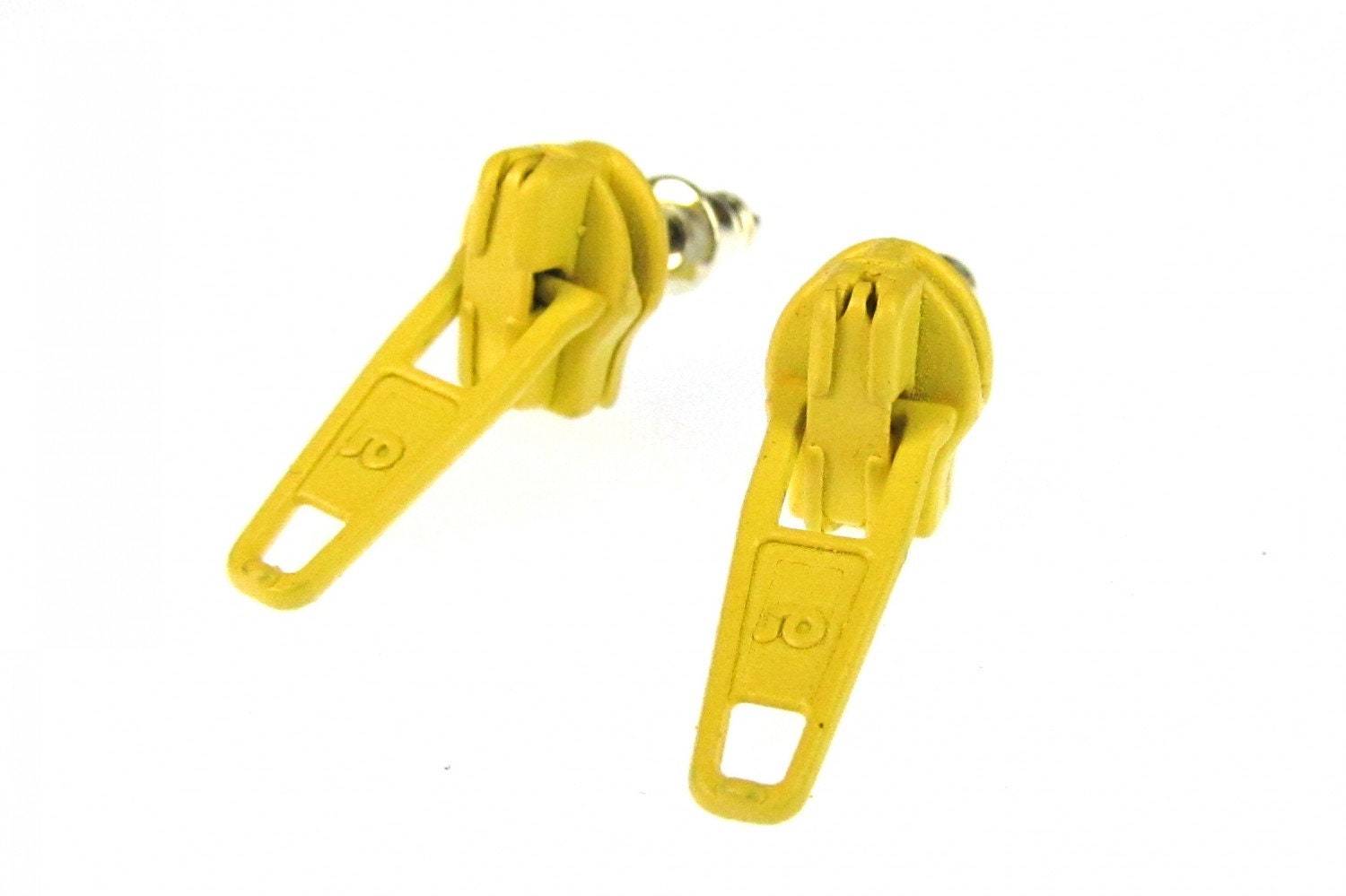 Reißverschluss Ohrstecker Miniblings Zipper Stecker Zip Ohrringe Upcycling Gelb Reißverschluss Ohrstecker Miniblings Zipper Stecker Zip Ohrringe Upcycling Gelb von Miniblings