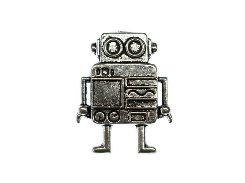 Roboter Brosche Pin Roboterbrosche Button Miniblings Roboterpin Steampunk Xl Roboter Brosche Pin Roboterbrosche Button Miniblings Roboterpin Steampunk Xl von Miniblings