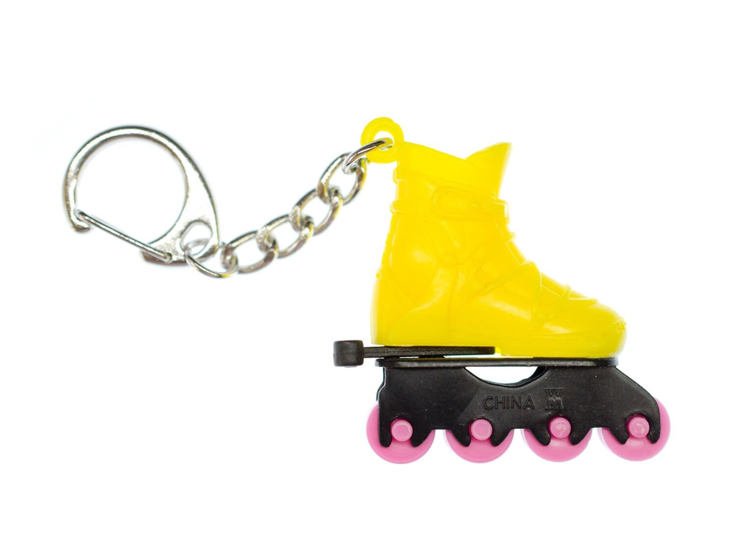 Rollerskates Rollschuhe Inlineskates Schlüsselanhänger Miniblings Anhänger Gelb von Miniblings