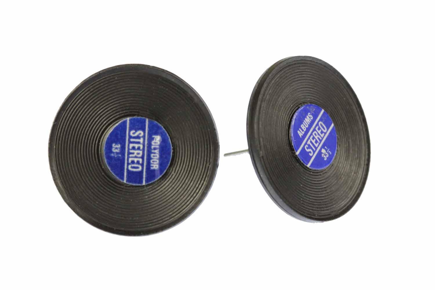 Schallplatte Ohrstecker Miniblings Stecker Ohrringe Dj Musik Vinyl Lp Blau Schallplatte Ohrstecker Miniblings Stecker Ohrringe Dj Musik Vinyl Lp Blau von Miniblings