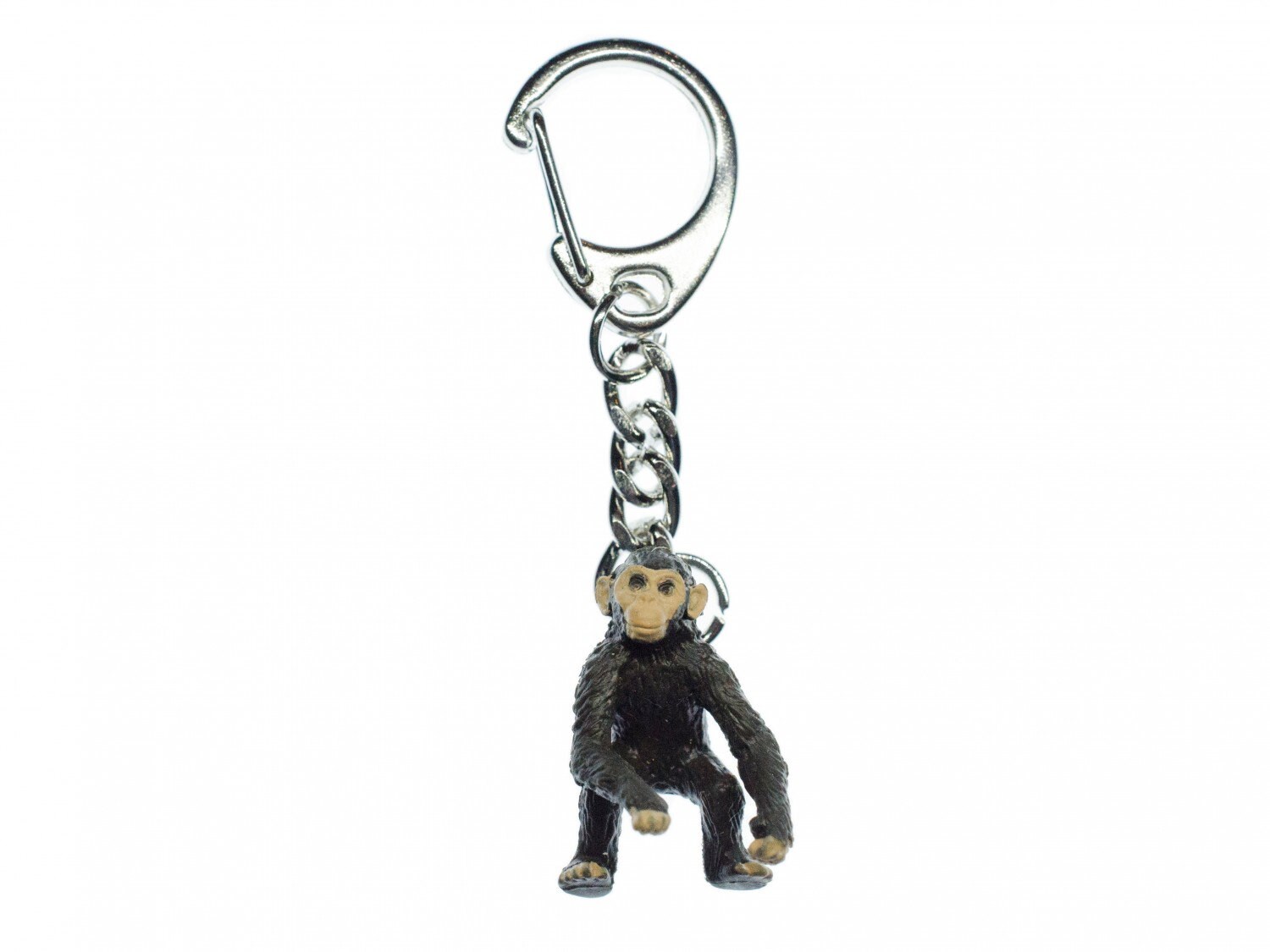 Schimpanse Schlüsselanhänger Miniblings Anhänger Schlüsselring Affe Zoo Klein von Miniblings