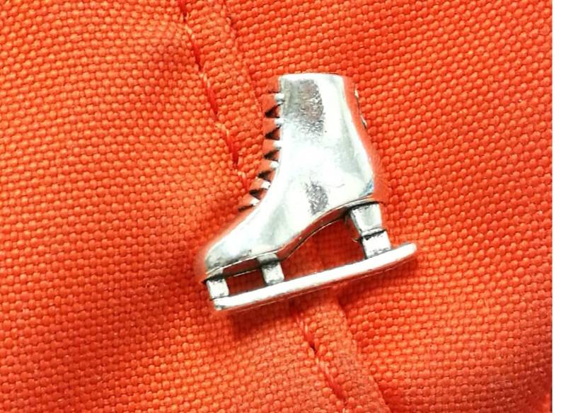 Schlittschuh Brosche Miniblings Pin Anstecker Anstecknadel Eiskunstlauf Winter von Miniblings