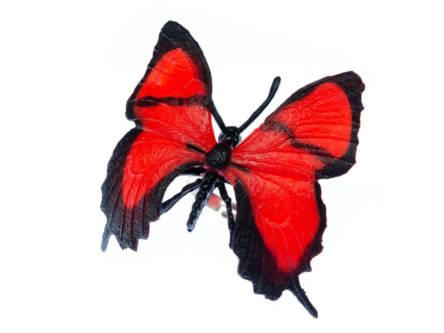 Schmetterling Ring Miniblings Insekten Tagfalter Butterfly Schmetterlinge Rot von Miniblings