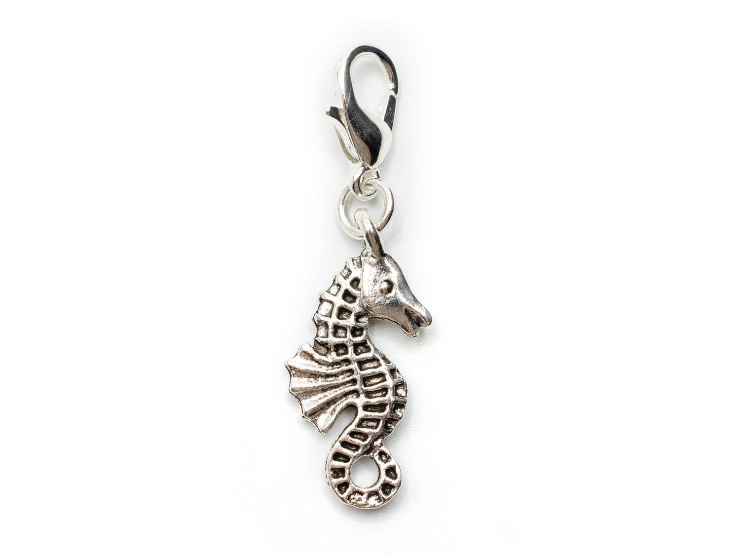 Seepferdchen Charm Miniblings Zipper Pull Anhänger Fisch Meer Sommer Seepferd von Miniblings