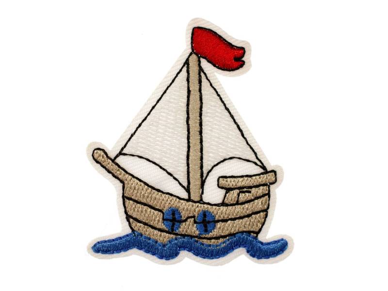Segelboot Bügelbild Aufnäher Aufbügler Miniblings Maritim Segeln Boot 55x46mm Segelboot Bügelbild Aufnäher Aufbügler Miniblings Maritim Segeln Boot 55x46mm von Miniblings