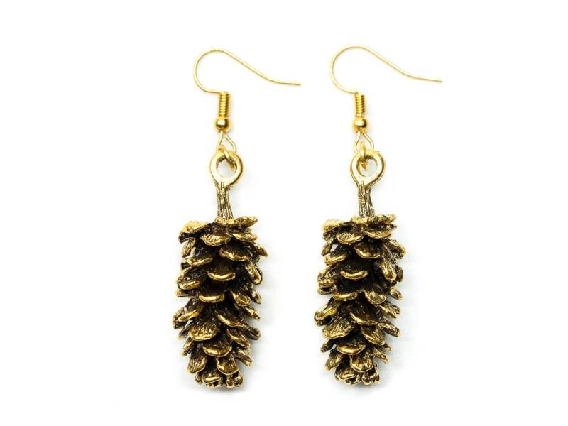 Tannenzapfen Ohrringe Miniblings Hänger Mini Zapfen Baum Wald Herbst Bronze Tannenzapfen Ohrringe Miniblings Hänger Mini Zapfen Baum Wald Herbst Bronze von Miniblings