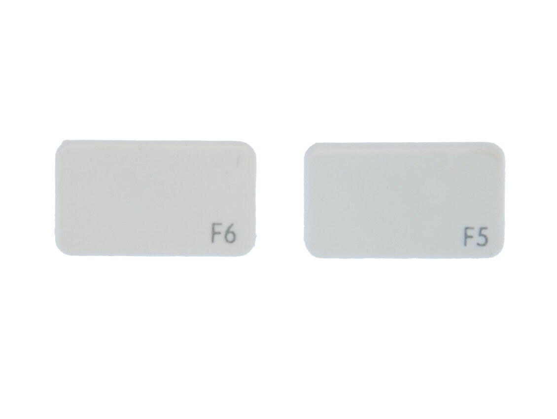 Tastatur Ohrstecker Miniblings Stecker Ohrringe Keyboard Weiß F5 F6 Blanco von Miniblings