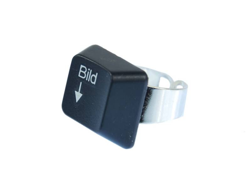 Tastaturring Pc Zeichen Bild Ab Taste Ring Miniblings Computer Tastatur von Miniblings