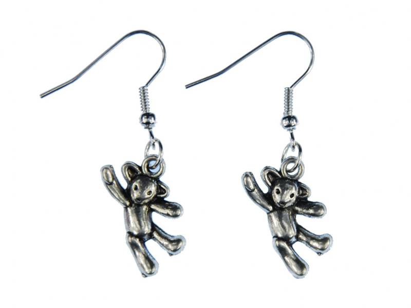 Teddy Ohrringe Teddyohrringe Bär Teddybär Miniblings Bären Bärchen Silber von Miniblings
