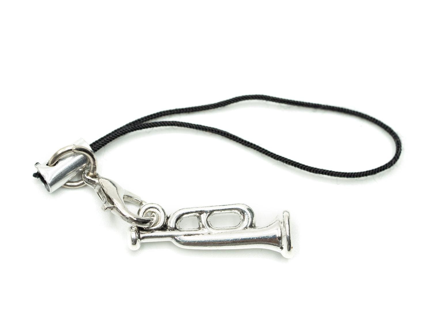 Trompete Handyanhänger Miniblings Handyschmuck Musik Musikinstrument Silber Mini von Miniblings