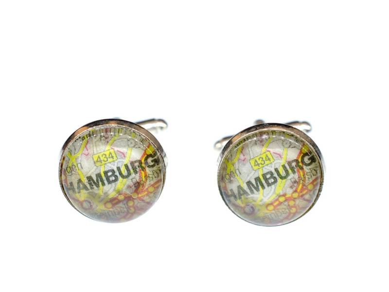 Wähle Deine Stadt Manschettenknöpfe Miniblings Cabochon Heimat Individuell Berlin von Miniblings