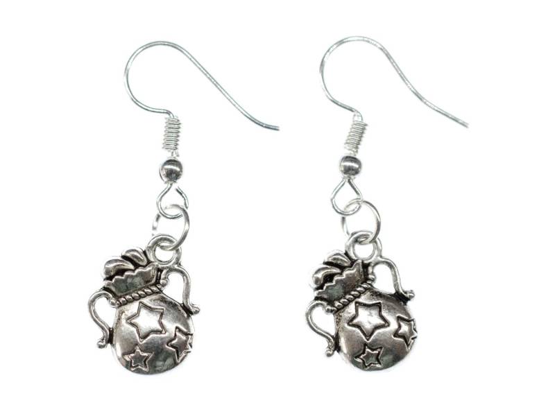 Wassermann Ohrringe Miniblings Hänger Sternzeichen Sternbild Astrologie Klein von Miniblings