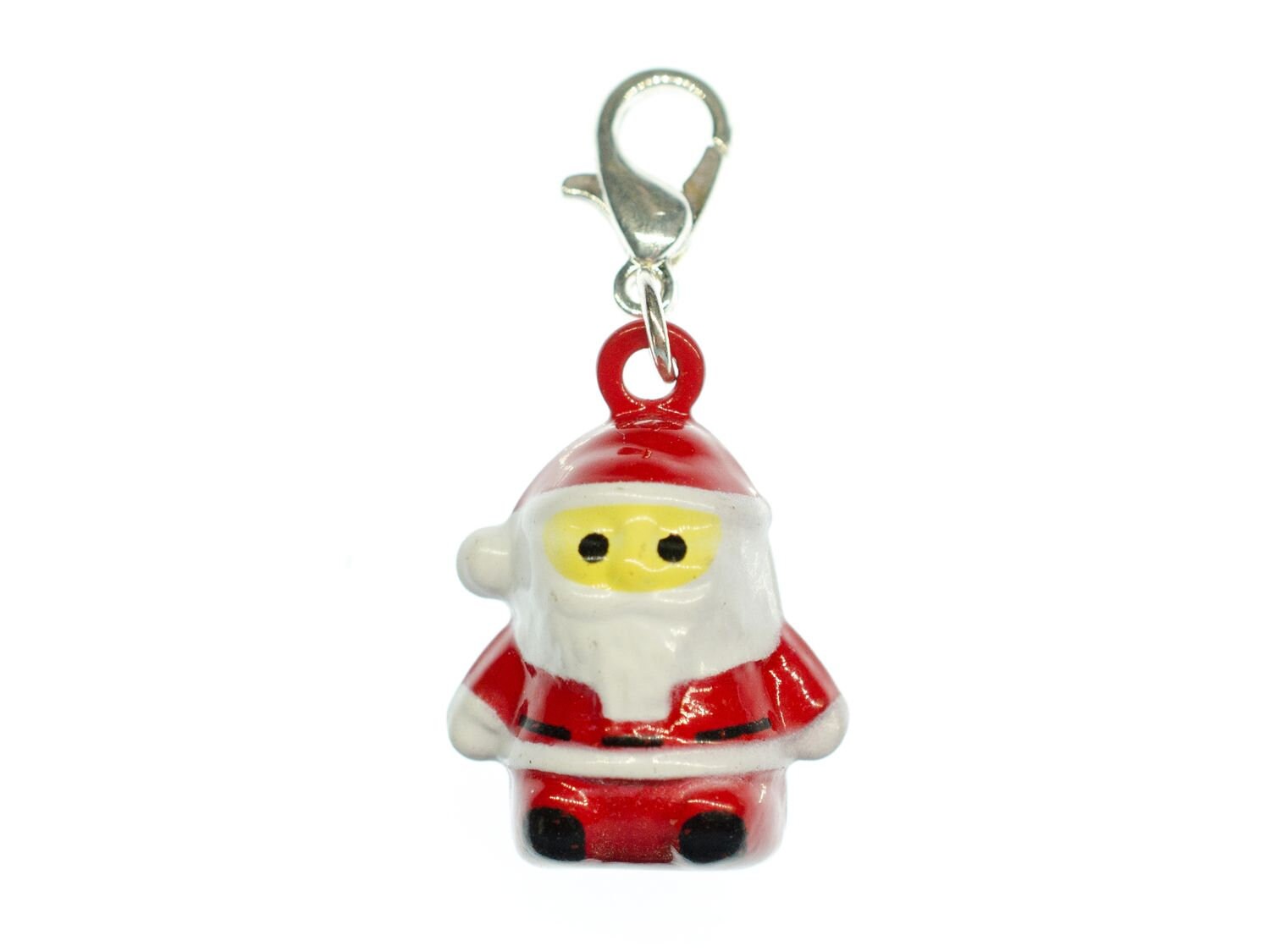 Weihnachtsmann Charm Anhänger Miniblings Glöckchen Weihnachten Nikolaus Metall von Miniblings