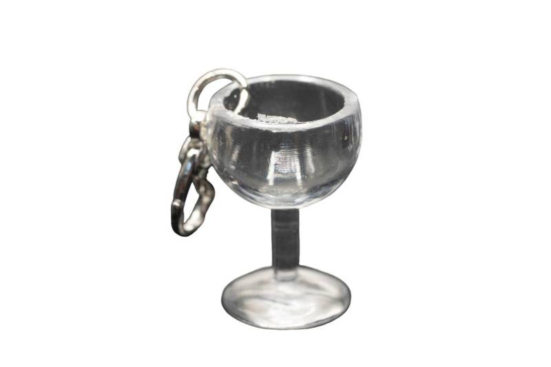 Weinglas Charm Miniblings Anhänger Rotwein Weißwein Drink Party Kelch von Miniblings