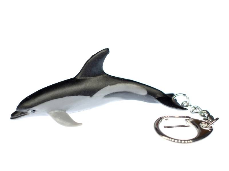 Weißschnauzendelfin Delfin Schlüsselanhänger Miniblings Delphin Ozean Gelb Meer von Miniblings
