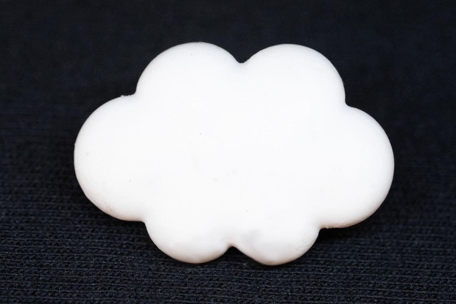 Wolke Brosche Miniblings Anstecknadel Pin Freiheit Himmel Wetter Wölkchen Weiß von Miniblings