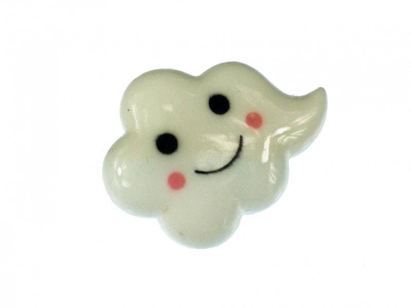 Wolke Brosche Wolkenbrosche Miniblings Anstecker Gesicht Rosa Bäckchen Wolke Brosche Wolkenbrosche Miniblings Anstecker Gesicht Rosa Bäckchen von Miniblings