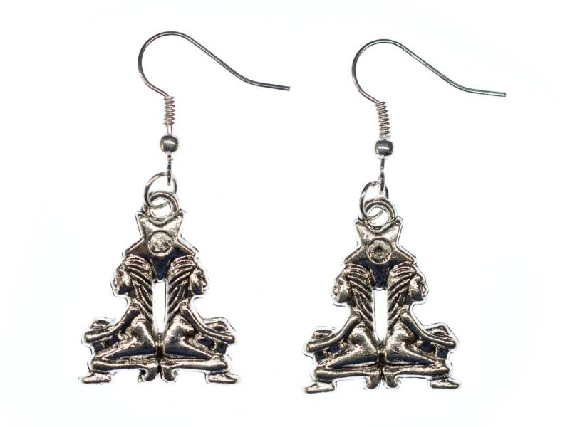 Zwilling Ohrringe Miniblings Hänger Sternzeichen Astrologie Horoskop Stern von Miniblings