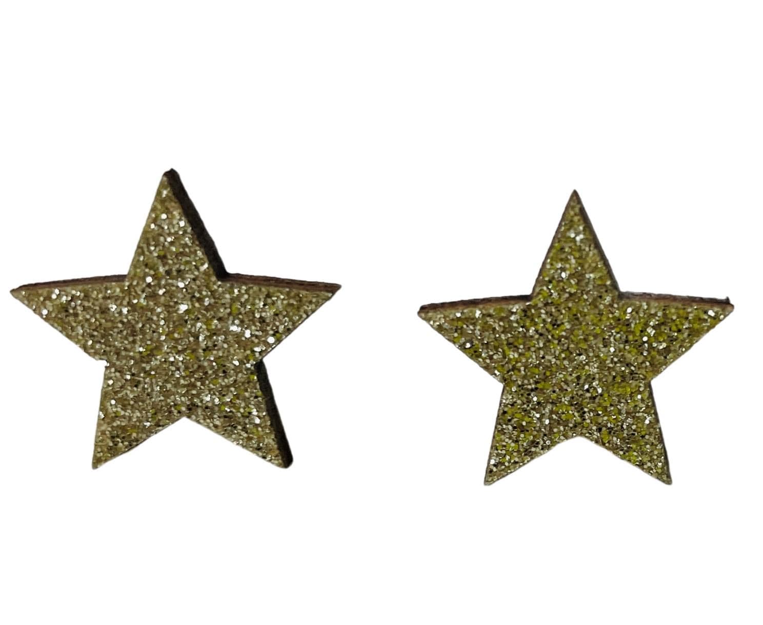 stern Ohrstecker Miniblings Weihnachten Himmel Nacht Holz Glitzer Gold stern Ohrstecker Miniblings Weihnachten Himmel Nacht Holz Glitzer Gold von Miniblings