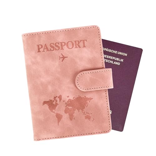 Minicloss Reisepass Hülle und Reisebrieftasche Mit RFID Blocker - Tragbare Tasche für Kreditkarten, Ausweis und Reisedokumente - für Damen und Herren von Minicloss