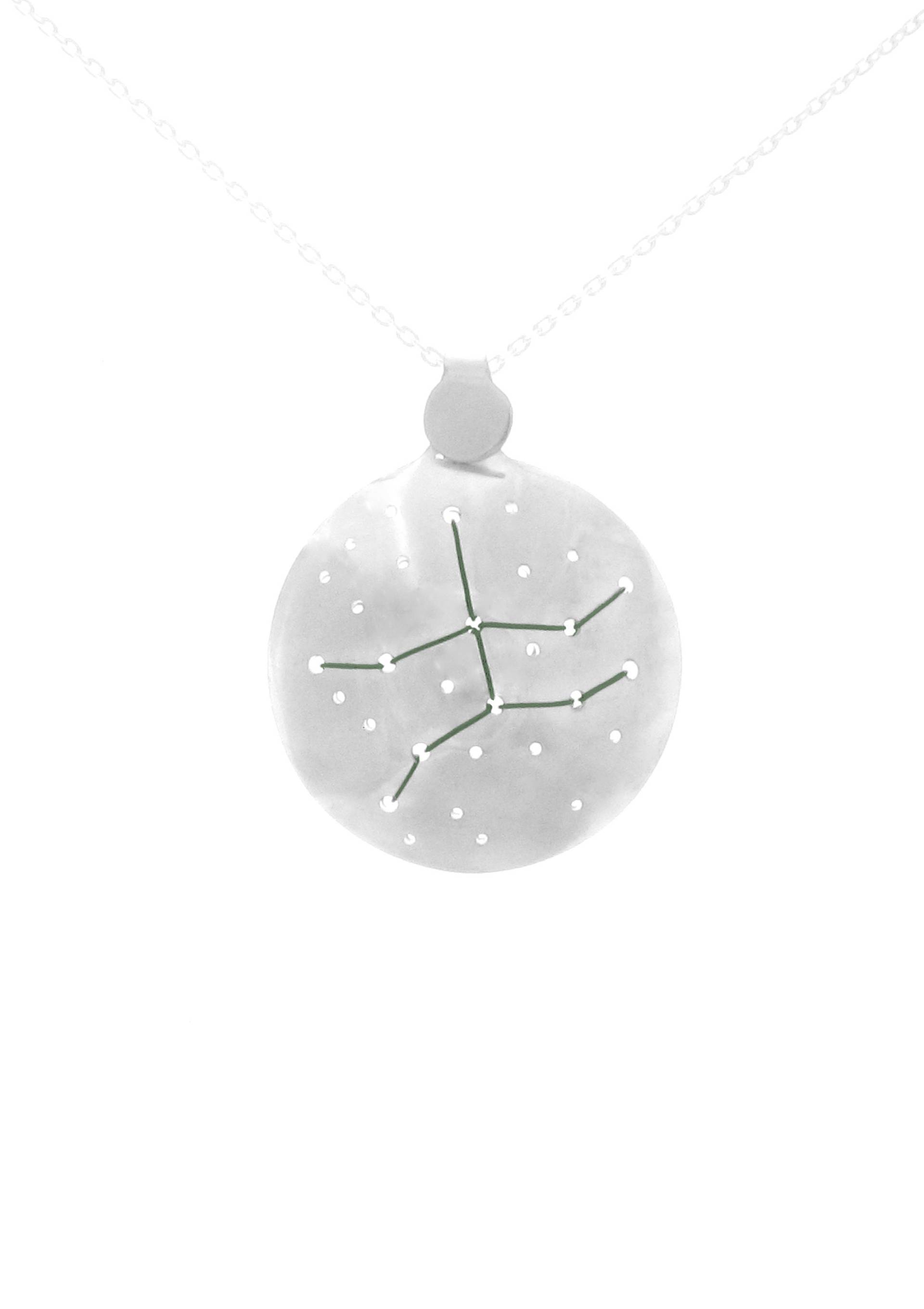 Jungfrau Konstellation Anhänger, Tierkreis Zeichen von MinicsigaJewellery
