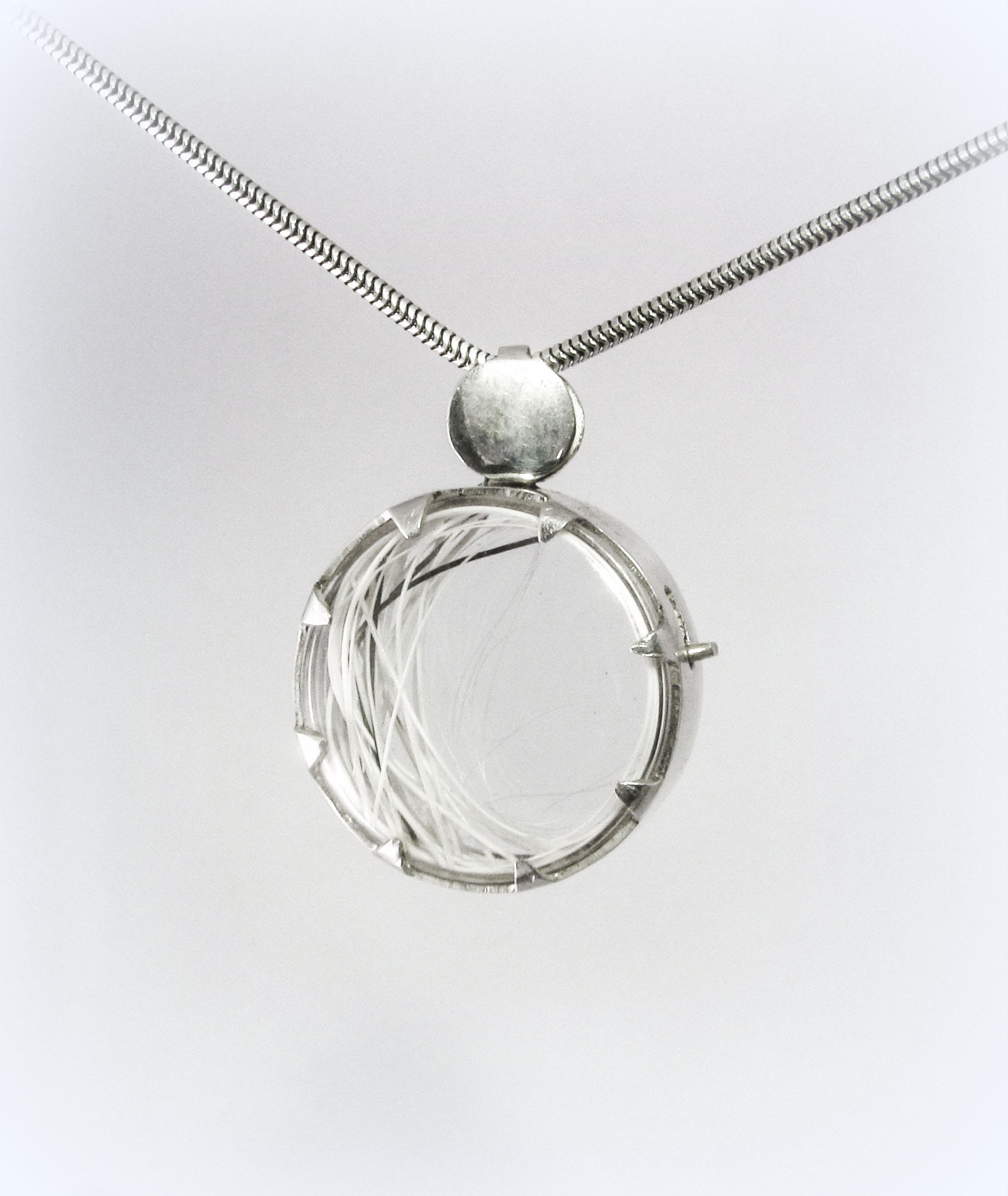 Katze Schnurrhaare Halter/ Sammler Anhänger, Silber Katze Schnurrhaare Halter/ Sammler Anhänger, Silber von MinicsigaJewellery