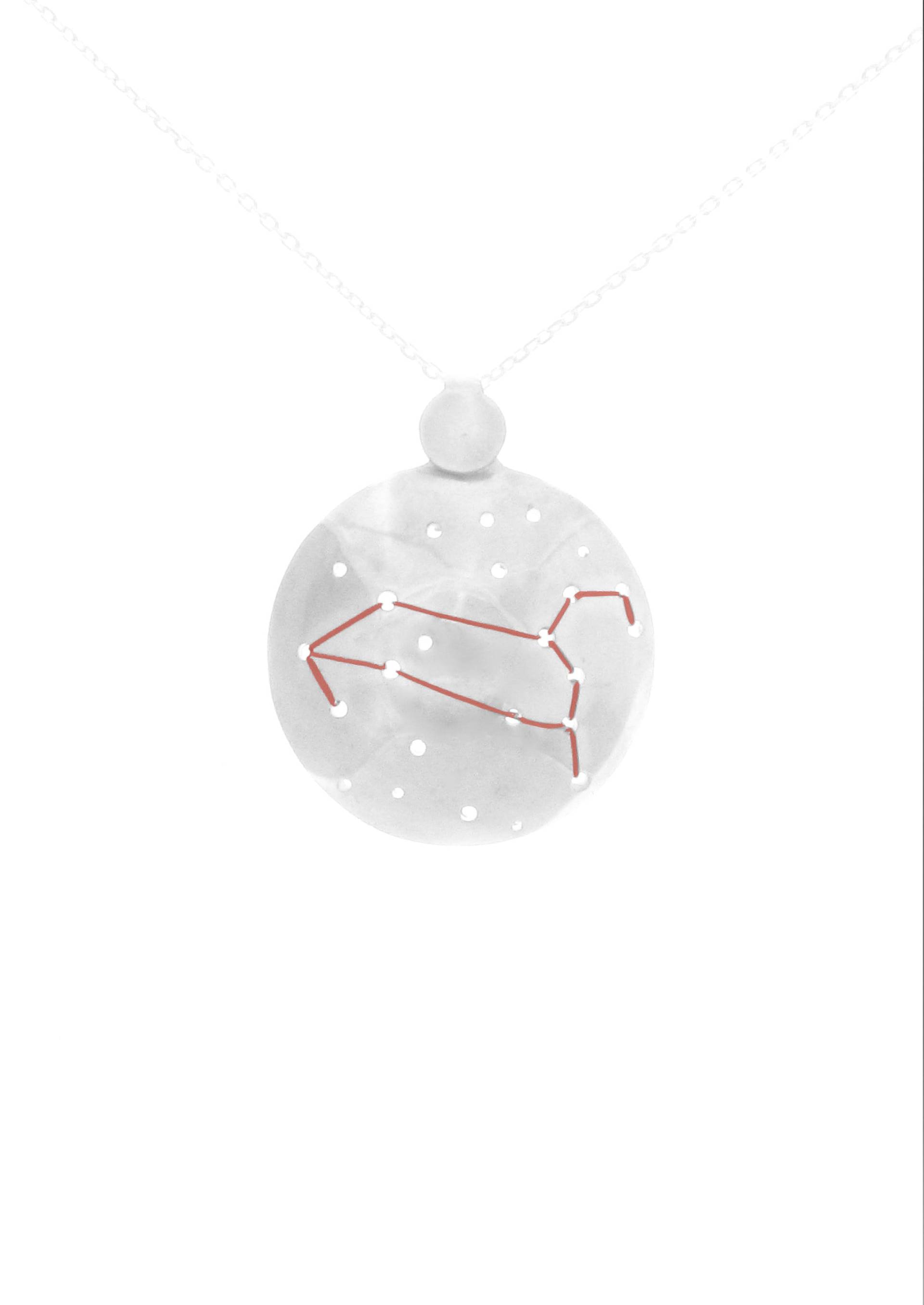 Leo Konstellation Anhänger, Tierkreis Zeichen von MinicsigaJewellery