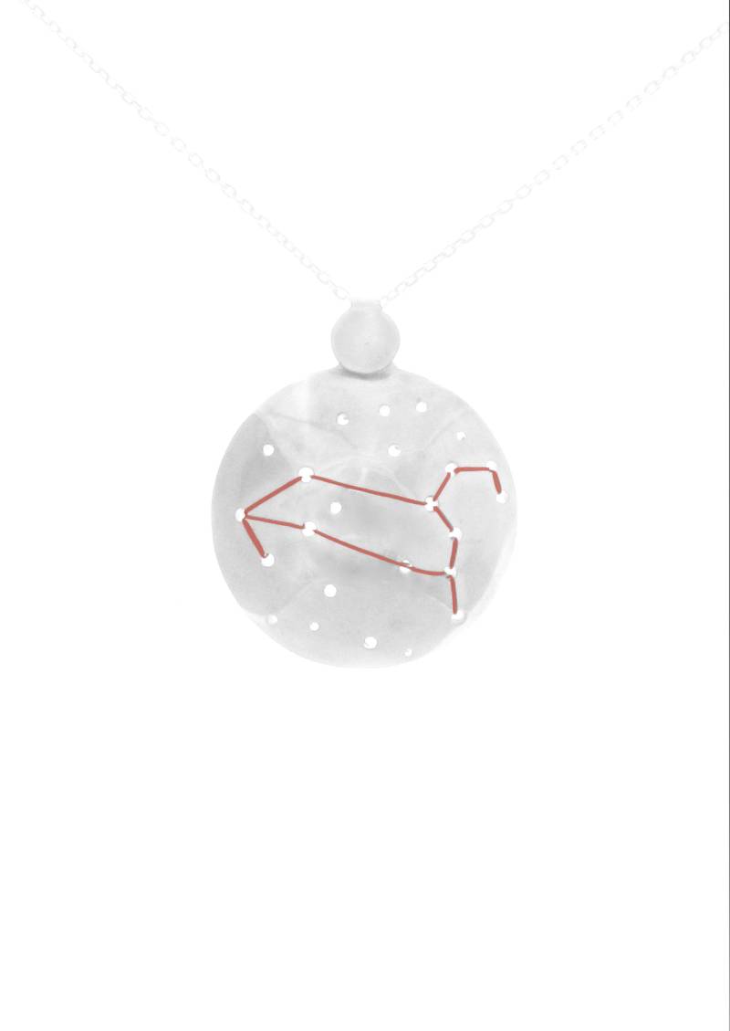 Leo Konstellation Anhänger, Tierkreis Zeichen von MinicsigaJewellery