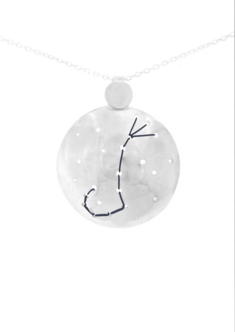 Skorpion Konstellation Anhänger, Tierkreis Zeichen von MinicsigaJewellery